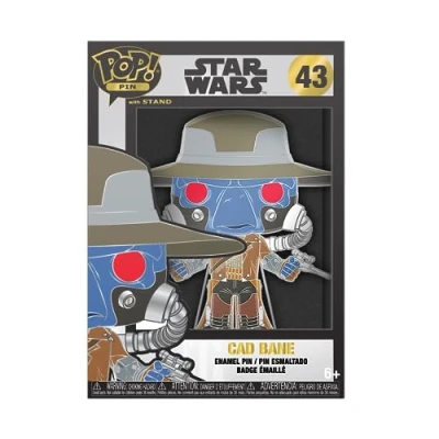 Image of Funko Pop! Large Enamel Pin Star Wars: Clone Wars Cad Bane Pins Cute Collectable Novelty Brooch for Backpacks &amp; Bags Gift Idea Official Merchandise