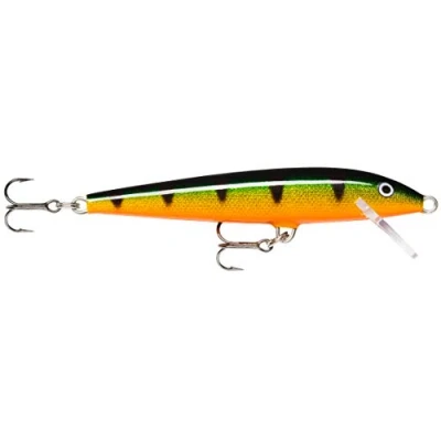 Image of Rapala Original Floater Lure with Two No. 7 Hooks, 0.9 1.5 m Swimming Depth, 9 cm Size, Legendary Perch