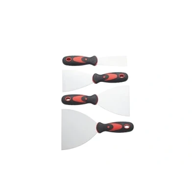 Image of Fit for The Job 4 Piece Wallpaper Scrapers Set, Stainless Steel Paint Scrapers, 1.5&#039;&#039;, 3&#039;&#039;, 4&#039;&#039;, 5&#039;&#039; Putty Knife, Wall Scraper and Stripping Knife Tools Wallpaper, Plaster Scraping