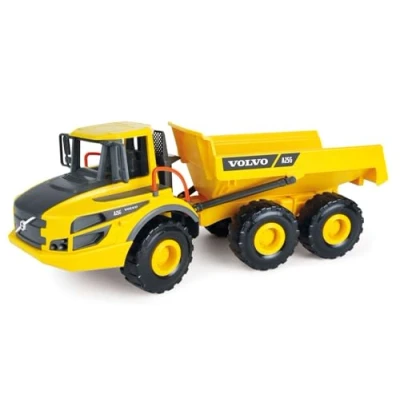 Image of Lena 04616 Volvo A25G Toy car, Yellow, Black