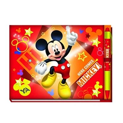 Image of Disney Mickey Deluxe Autograph Book with Pen