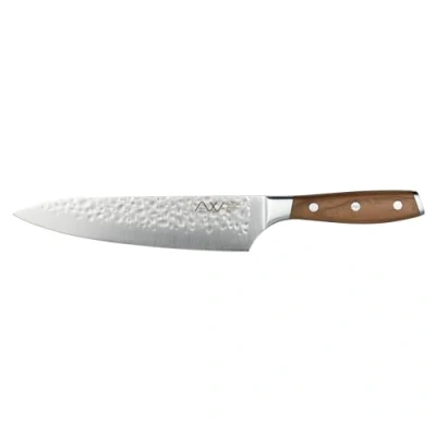 Image of Rockingham Forge RF 7098 Ashwood Series 20cm Chefs Knife with Ice Hardened Vanadium Steel Blades, Heat Treated Natural Handles