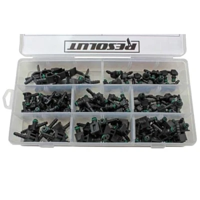 Image of US PRO RESOLUT 85 Piece Assorted Leak Off Connectors 9138