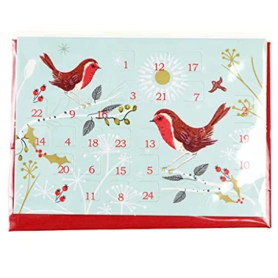 Image of Winter Walk Miniature Advent Christmas Card