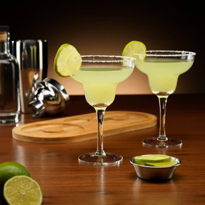 Image of InGenious Connoisseur Creations Margarita Cocktail Set Garnish Presentation Rimmer Kit