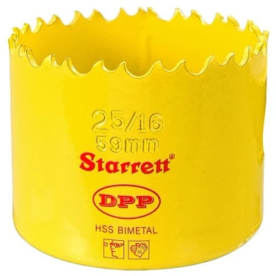 Image of Starrett DH0256 59mm 2.5/16 inch HSS Bi Metal Dual Pitch Professional Hole Saw
