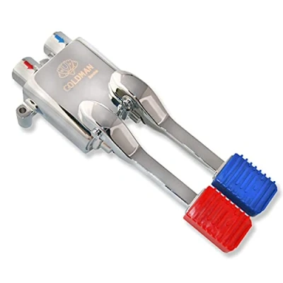 Image of Goldman Service Water Mixer Double Pedal Faucetap for Industrial Hotel Sinks, Foot tap with Cold and hot Push