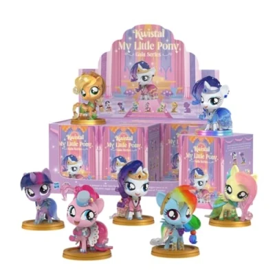 Image of Mighty Jaxx Kwistal Fwenz My Little Pony Series 3 (Gala Edition) Sealed Tray of 6 Contains No Duplicates Blind Box Toy Collectible Figurines