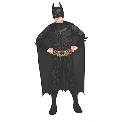 Image of Rubie&#039;s 881286S000 The Dark Knight Rises Child&#039;s Batman Costume with Mask and Cape, Shown, S