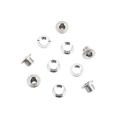 Image of Shimano Spares FC 7710 chainring bolts M8 x 6 mm (set of 5), One Size, Y16S98010