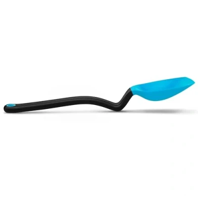 Image of Dreamfarm Supoon Non Stick Sit Up Silicone Scraping, Serving, Cooking Spoon Measures 5ml Tsp &amp; 15ml Tbsp 11&quot; Red