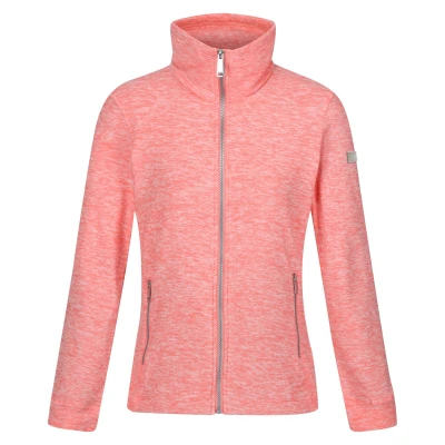 Image of Regatta Womens/Ladies Azaelia Marl Full Zip Fleece Jacket (Shell Pink) Size 20 UK