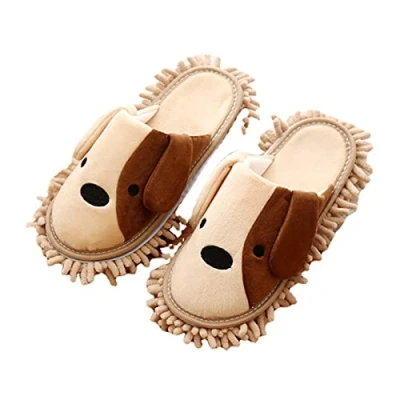 Image of Dust Mop Slippers ShoesFloor Cleaner Clean ShoesLazy SlippersMultifunction Floor Cleaning ShoeMicrofiber ShoesFor Bathroom Home Office Kitchen Dirt Hair Tool