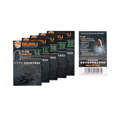 Image of Guru F1 Eyed Hooks 22