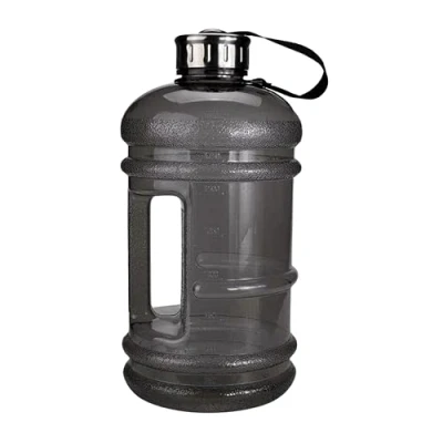Image of ADEPTNA New Jumbo 2.2 Litre Sports and Gym Water Bottle Extremely Durable BPA Free Ideal for Dieting Bodybuilding Outdoor Hiking &amp; Office