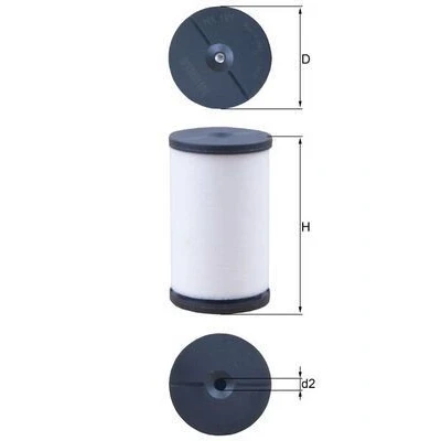 Image of 0AM325433D, 0AM325433E Transmission Filter MAHLE ORIGINAL HX 191 VOLKSWAGEN: Touran I, GOLF 7, 6, SKODA: Octavia II Hatchback