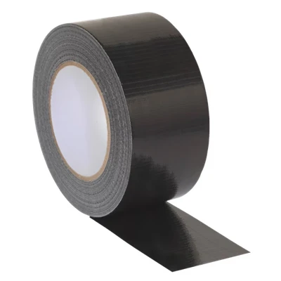 Image of Sealey Black Duct Tape, 75mm x 50m DTB75