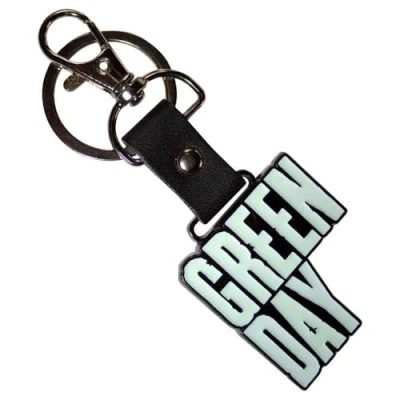 Image of Rock Off officially licensed products Green Day Stacked Band Logo Keychain One Size