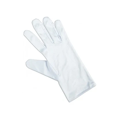 Image of Heli Presentation Gloves Size M for Watches, Jewellery, Collectors, White, 100% Cotton