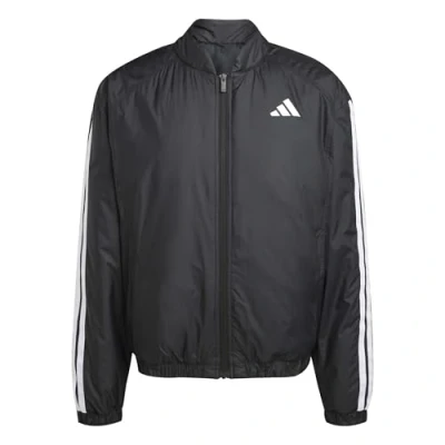 Image of adidas Sportswear Essentials Insulation Bomber Jacket, Men&#039;s, Size: Large, Black