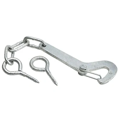Image of 519 Safety Gate Hook and Eye 152mm / 6inch Galvanised