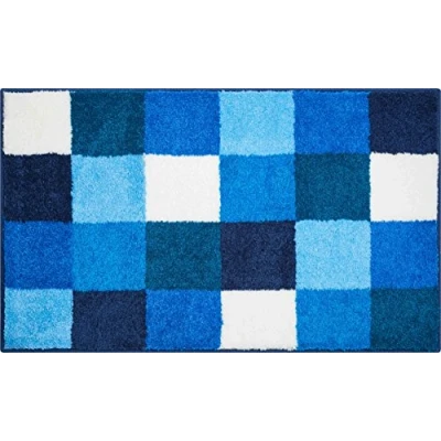Image of Grund Bath Mat, Ultra Soft and Absorbent, Anti Slip, 5 Years Warranty, BONA, Mat 80x140 cm, Blue