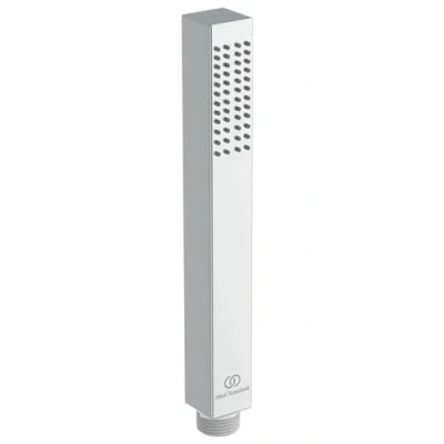 Image of Ideal Standard Idealrain Single Spray Pattern Square Stick Shower Head, BD320AA, Chrome