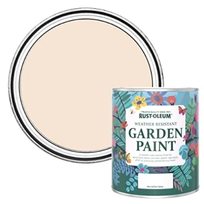 Image of Rust Oleum Light Pink Mould Resistant Garden Paint in Matt Finish Melrose 750ml