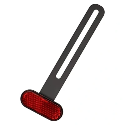 Image of Universal Motorcycle Number Plate Mini Reflector with Holder E Approved, Easy Mount Accessory for Enhanced Road Safety