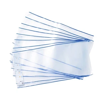 Image of HERMA Clear School Book Cover (26.5 x 54 cm) made of sturdy plastic, with inscription label, Pack 10