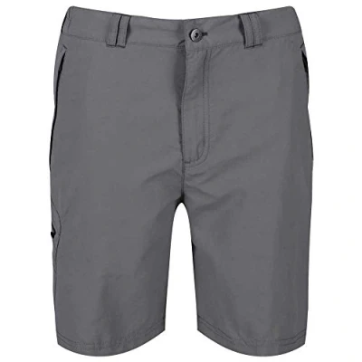 Image of Regatta Mens Leesville II Multi Pocket Cargo Walking Shorts Ash 42