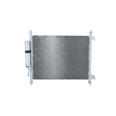 Image of 921101HC0A, 921101HC4A Condenser NRF 350632 with dryer, seal ring 15,5mm 10,1mm 495mm NISSAN: MICRA 4