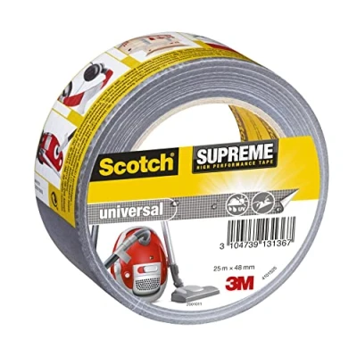 Image of Scotch 3M Universal Duct Tape Silver 25 m x 48 mm, 25m 48mm