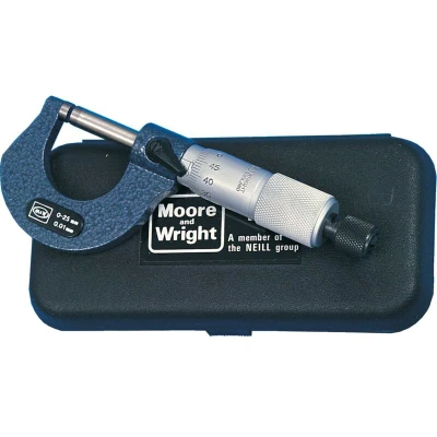 Image of Moore &amp; Wright 1965B 0 1&quot; Outside Micrometer