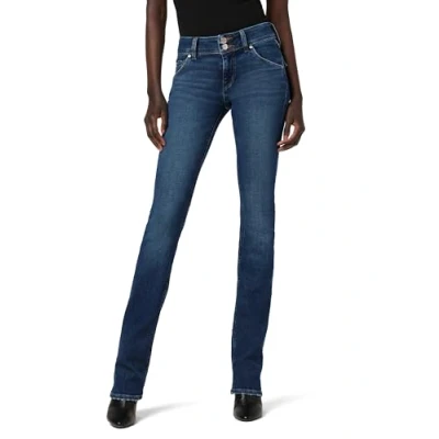 Image of HUDSON Women&#039;s Beth Mid Rise Baby Bootcut Jean with Back Flap Pockets, Obsess, 34