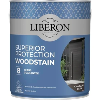 Image of Libéron Superior Protection Woodstain Charcoal 2.5L