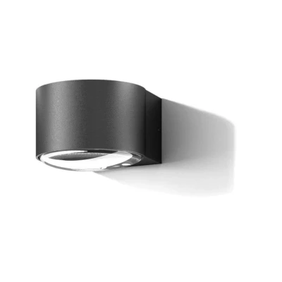 Image of LOOM DESIGN Frey LED wall light IP65 1x6W black