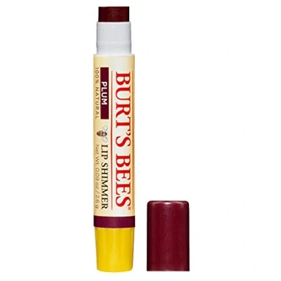 Image of Burt&#039;s Bees 100% Natural Lip Shimmer, Plum, 2.6g