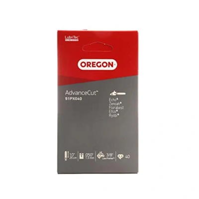 Image of Oregon AdvanceCut™ Saw Chain to fit 10 Inch Bosch, Ryobi, Mitox, Black &amp; Decker, Blaupunkt , Titan Spear Jackson, Einhell, Mac Allister, Gardenline Pole Saws, 40 Drive Links (91PX040E)