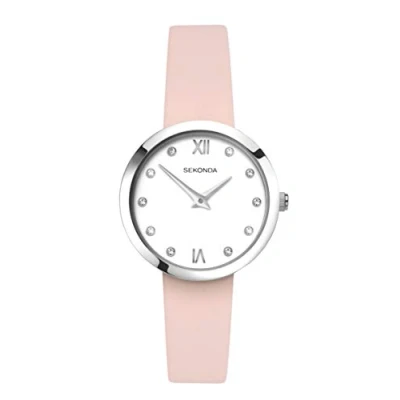 Image of Sekonda Womens Analogue Classic Quartz Watch with Leather Strap 2760