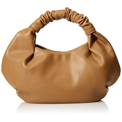 Image of The Drop Women&#039;s Addison Soft Volume Top Handle Bag, Mocha, One Size