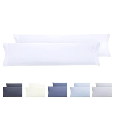Image of Todocama Pair of Super Soft Hypoallergenic White Cushion Covers 150x40cm