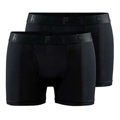 Image of Craft CORE DRY BOXER 3 INCH 2 PACK MEN BLACK L