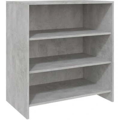 Image of vidaXL Sideboard Concrete Grey 70x40.5x75 cm Engineered Wood