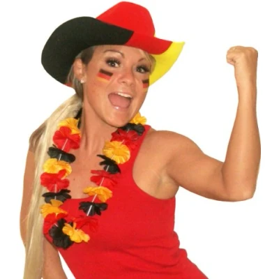 Image of Generique Luxury Hawaiian Lei Garland (German flag colours)