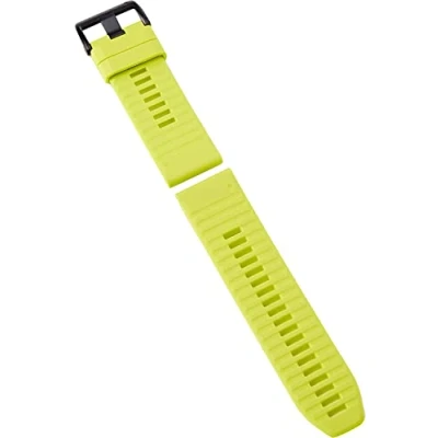Image of Garmin QuickFit® 26 Silicone Strap ONESIZE, Amp Yellow, Perfect for Running &amp; Active Lifestyles