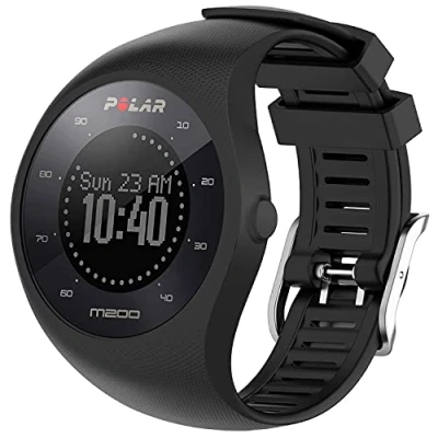Image of Braleto Strap for Polar M200, Replacement Silicone Band Sports Wristband M200 (black)