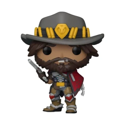 Image of Funko POP! Games: Overwatch 2 Cassidy McCree Collectable Vinyl Figure Gift Idea Official Merchandise Toys for Kids &amp; Adults Video Games Fans Model Collectors and Display