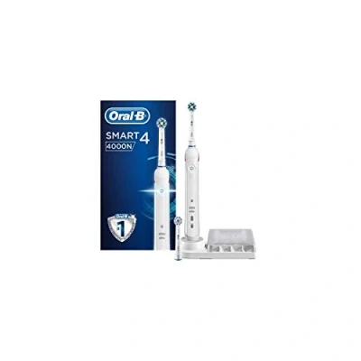 Image of Oral B Smart 4 4000N Electric Toothbrush Powered by Brown