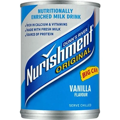 Image of Dunns River Nurishment Original Big Can Vanilla Flavour 12 x 400gram